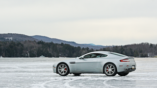 I Drove My Aston Martin On a Frozen Lake In Vermont